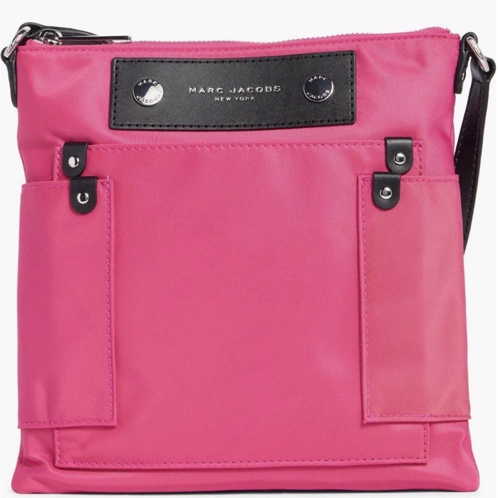 Marc Jacobs Preppy Swing Nylon Flat Pack Crossbody
Bag ~NWT~ Hot Pink